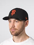 Бейсболка NEW ERA арт. 60646817 San Francisco Giants MLB (черный)